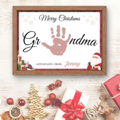 Christmas Handprint Gift